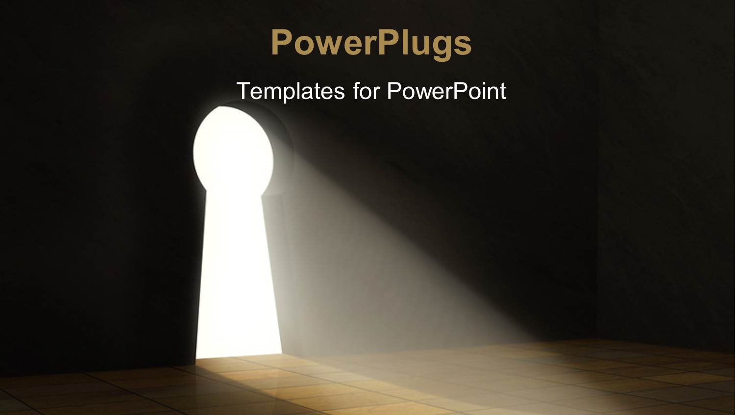 a Keyhole with a Lot of Light Coming Through it