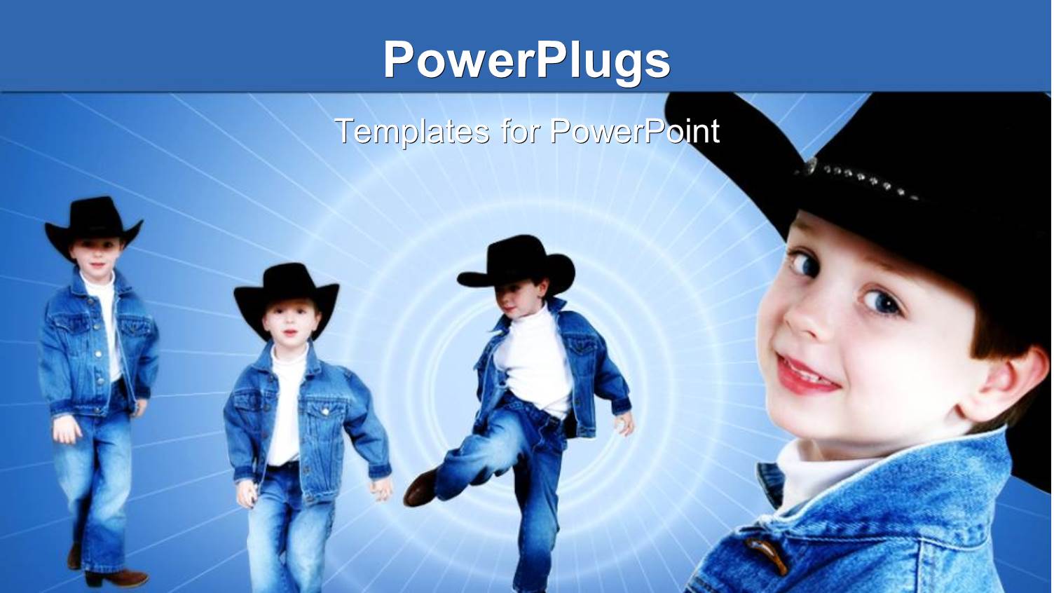 a Kid in Different Styles with Spiral Lights in the Background