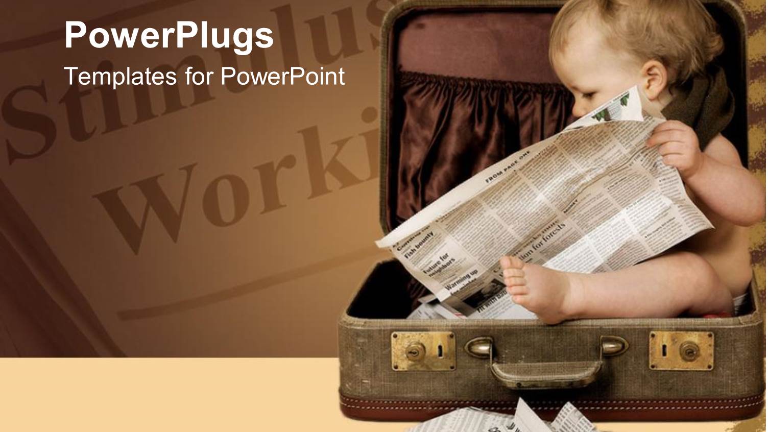 a Kid with a Number of Newspaper Pieces