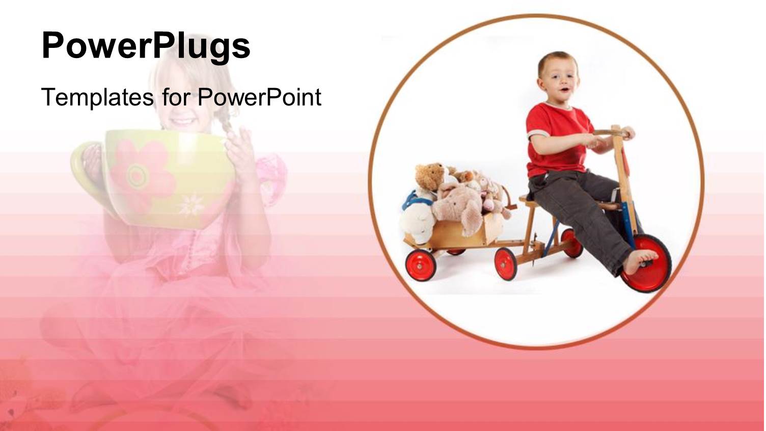 a Kid Playing with his Toys with a Kid in Background