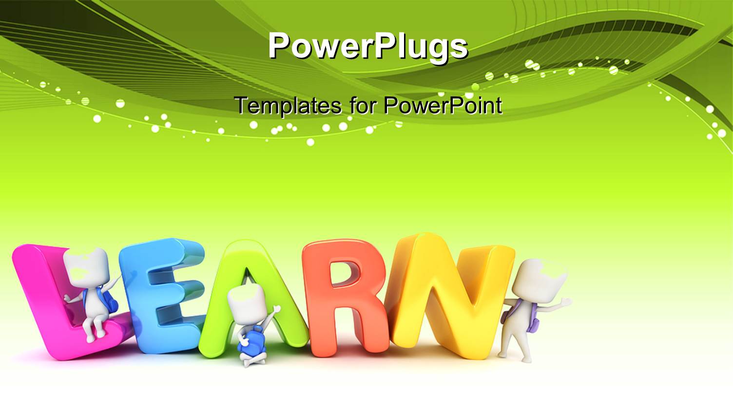 Kids Posing with the Word Learn