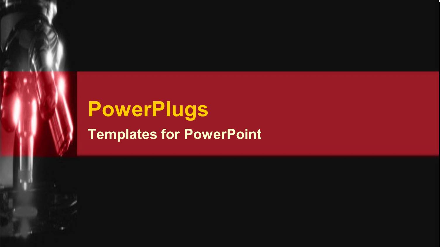 a Lab with Black Background and Place for Text