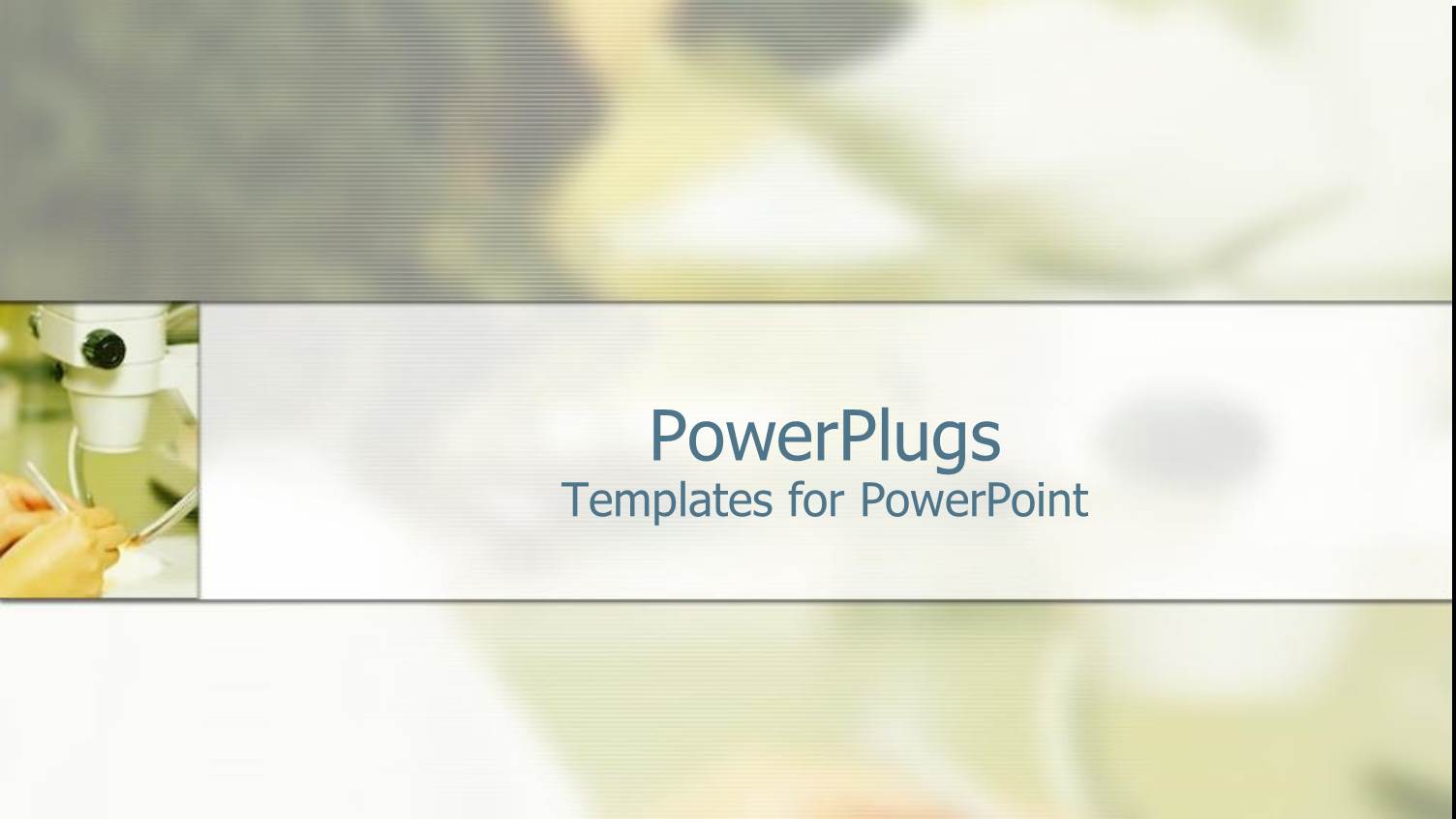 a Lab Material with its Reflection in the Background