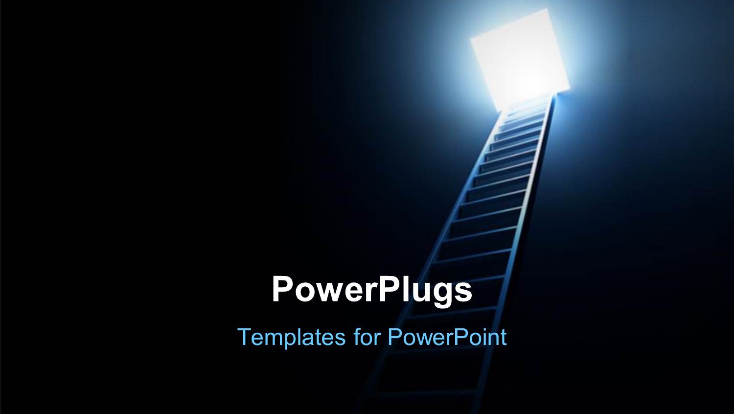 a Ladder with a Light at the Top of it