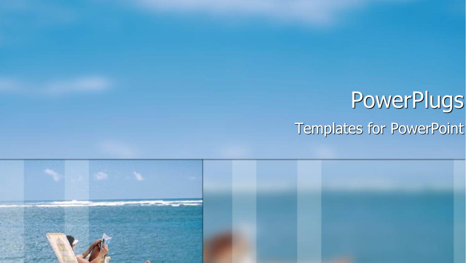 a Lady Enjoying on the Beach with Clouds in the Background