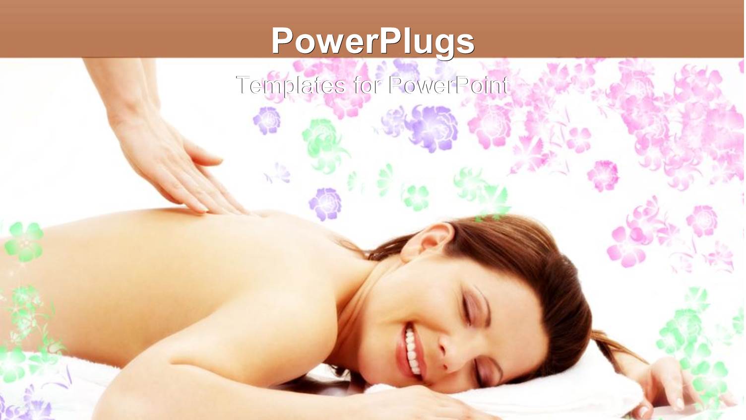 a Lady Enjoying a Massage in a Saloon