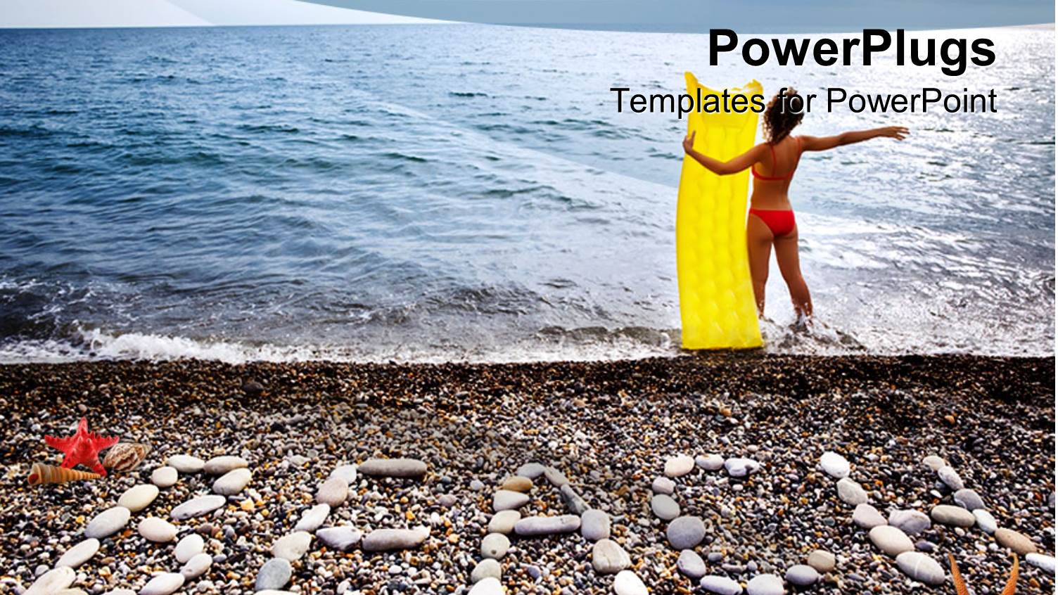 a Lady Ready for Surfing in the Ocean