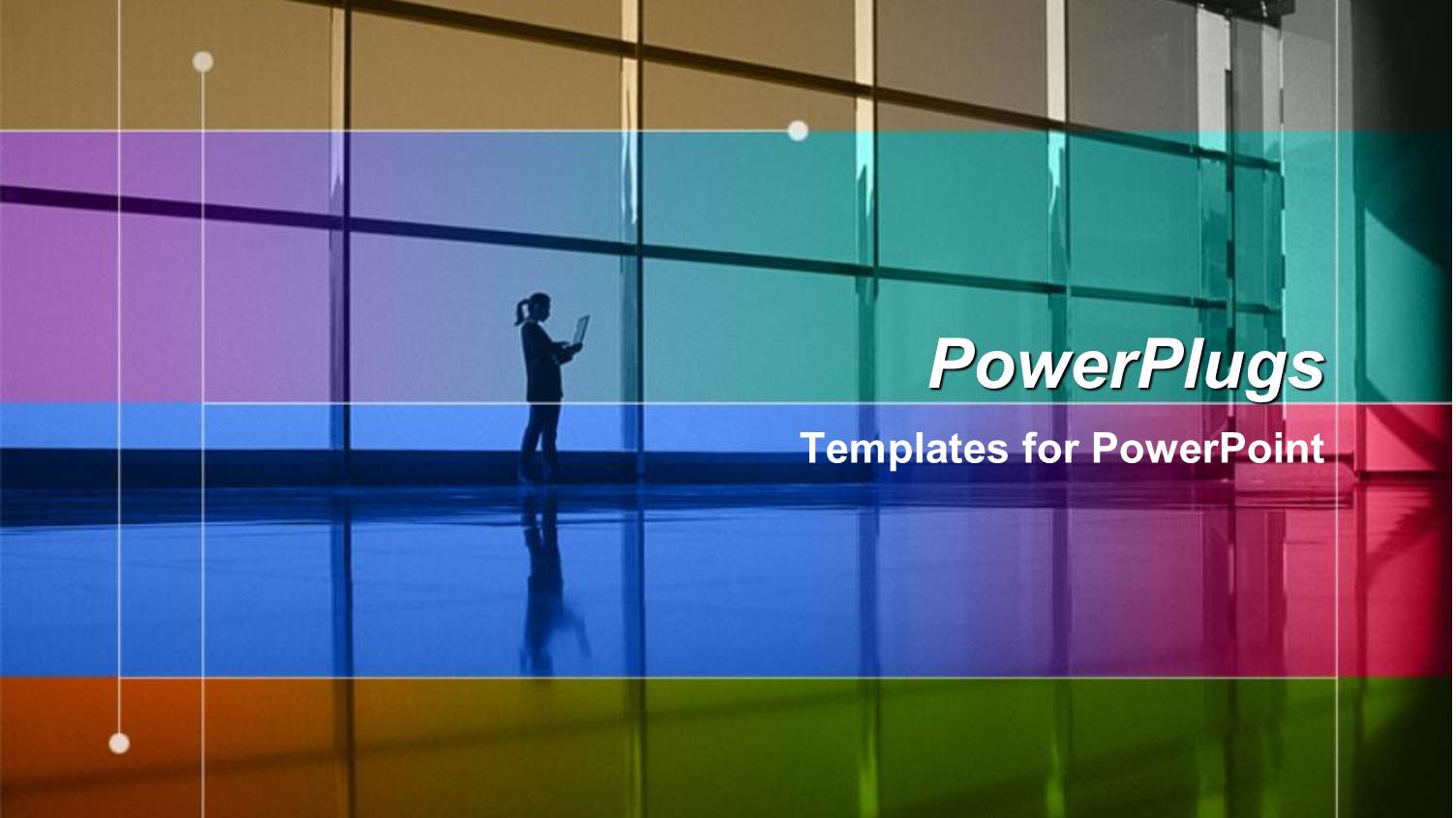 a Lady Working on a Laptop in a Building