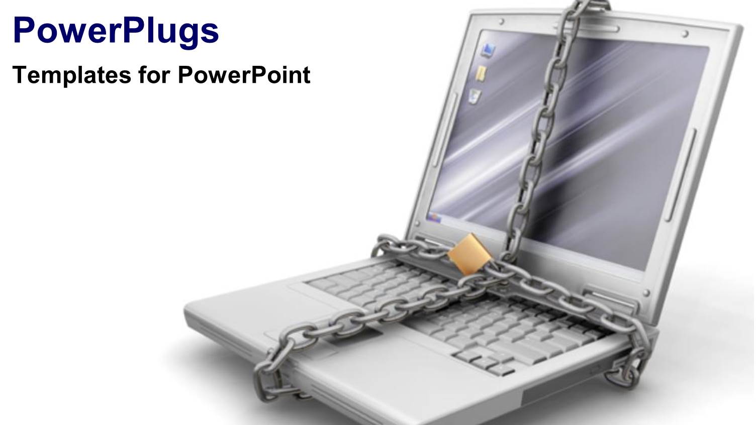 Laptop Locked as a Metaphor Technology Personal Identity Security