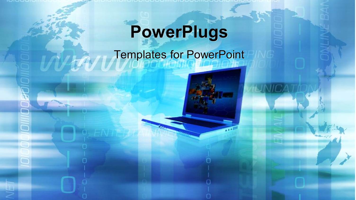 a Laptop with Maps in the Background