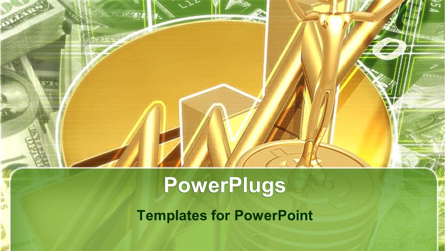 a large 3D Human Character Standing on a Stack of Gold Coins