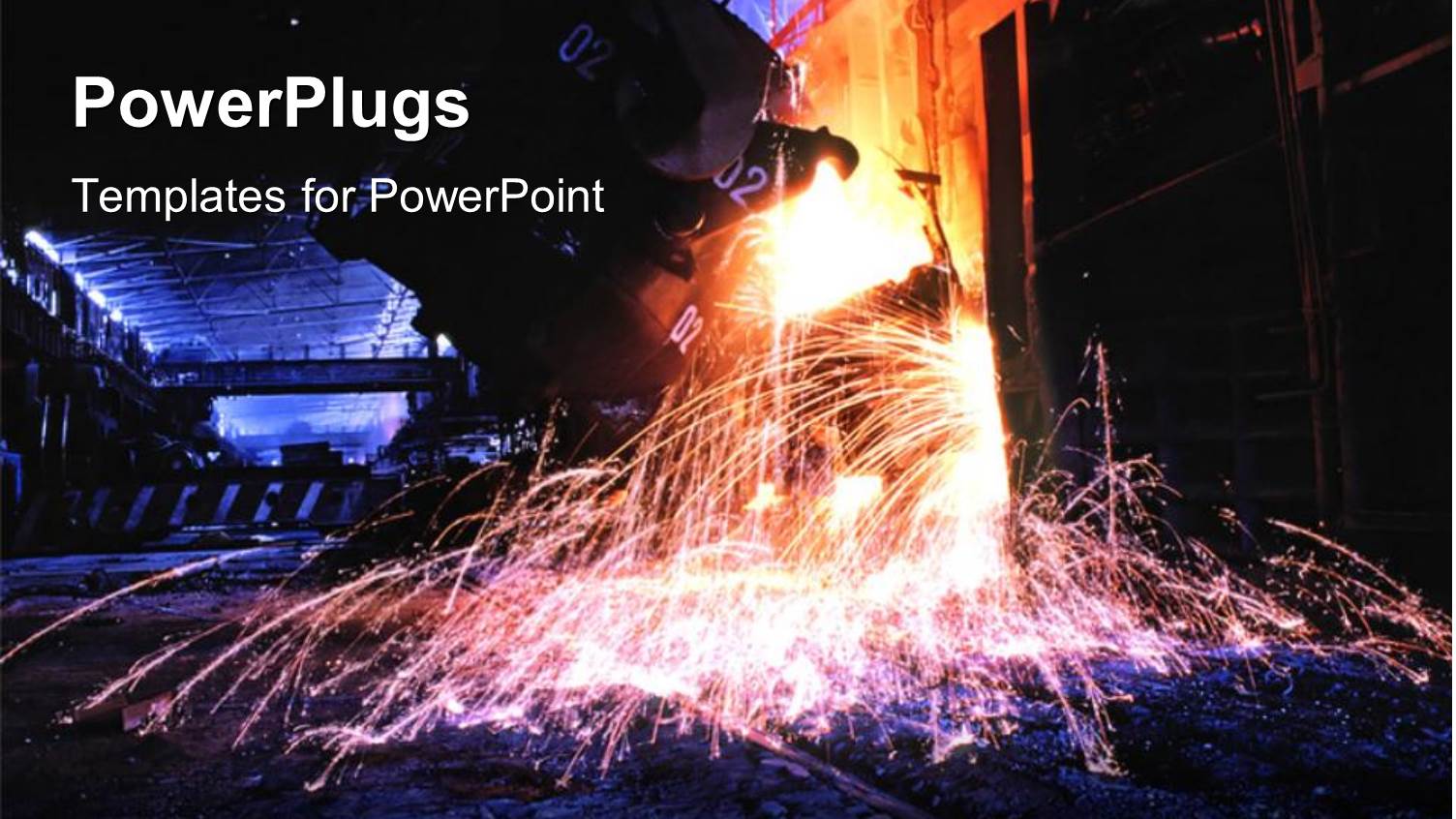 a large Equipment Working on some Metal in a Factory