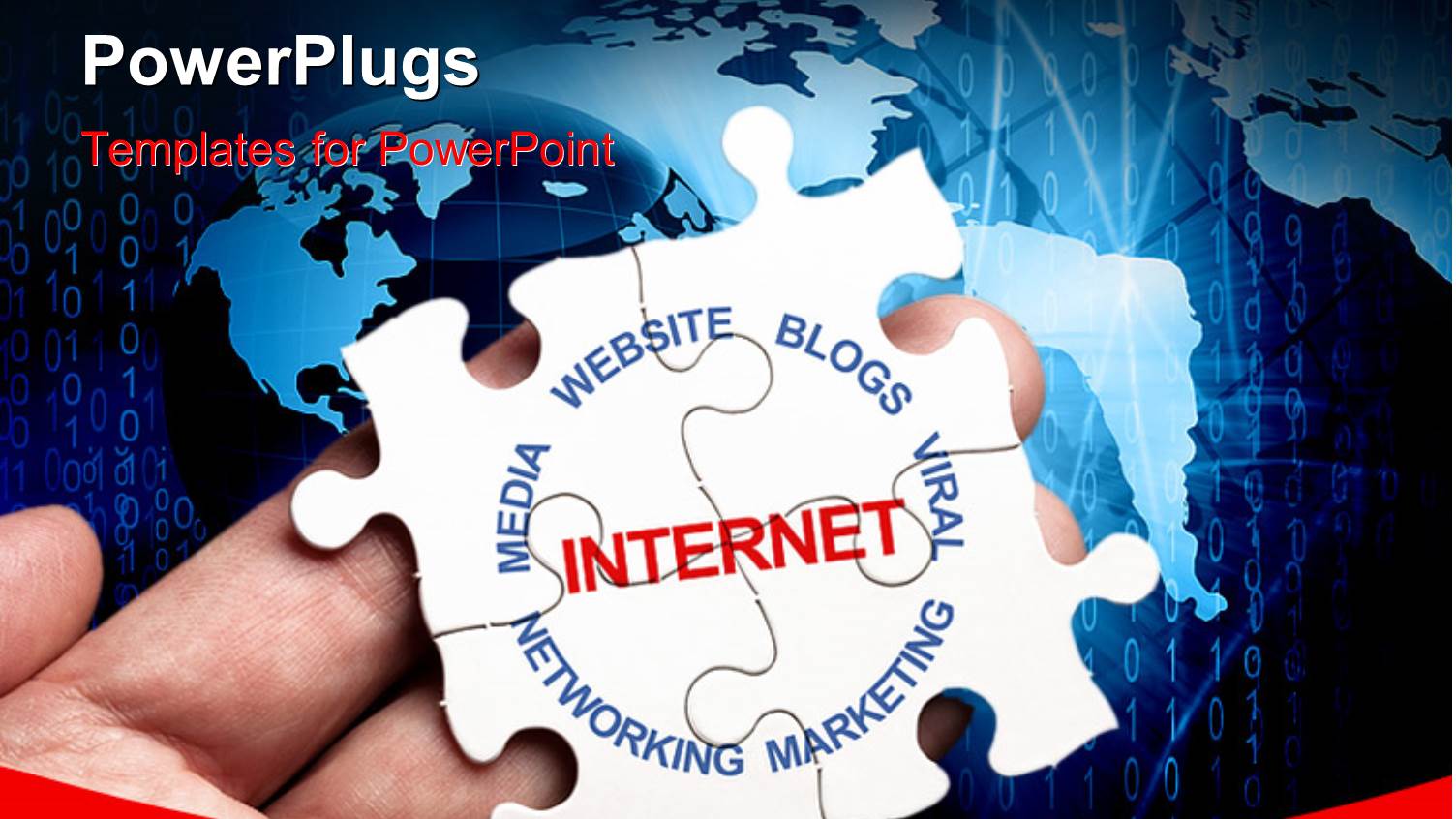 a large Palm with a Solved Puzzle Spelling Out some Internet Related Words