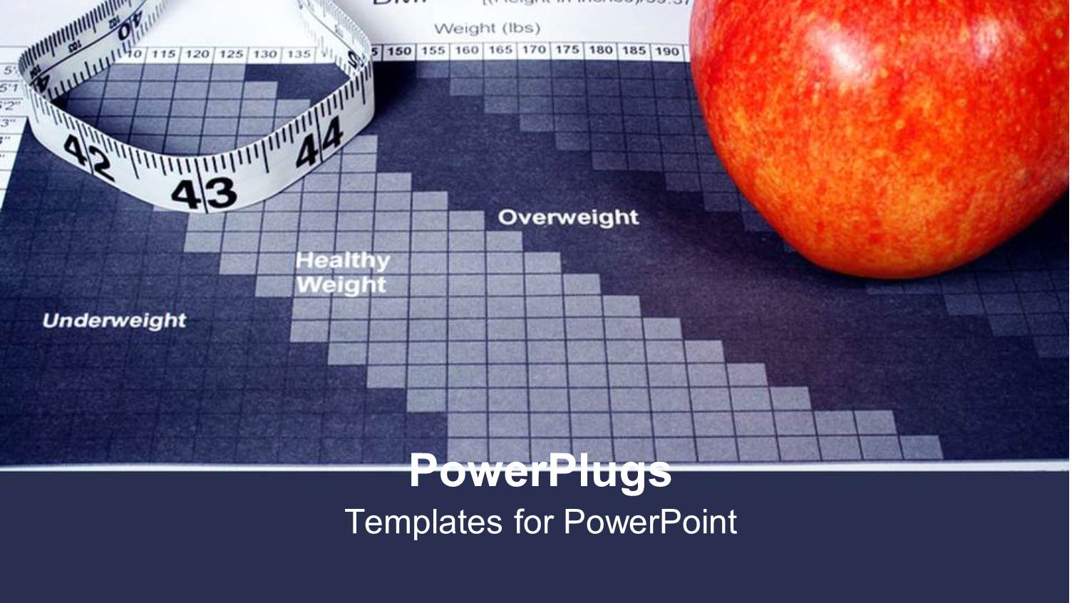 large Red Apple and a Measuring Tape on a Body Max Index Paper