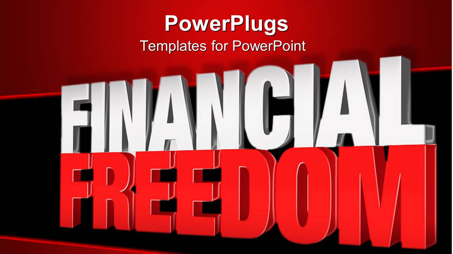 a large Red and White Colored Text that Spell Out the Words 