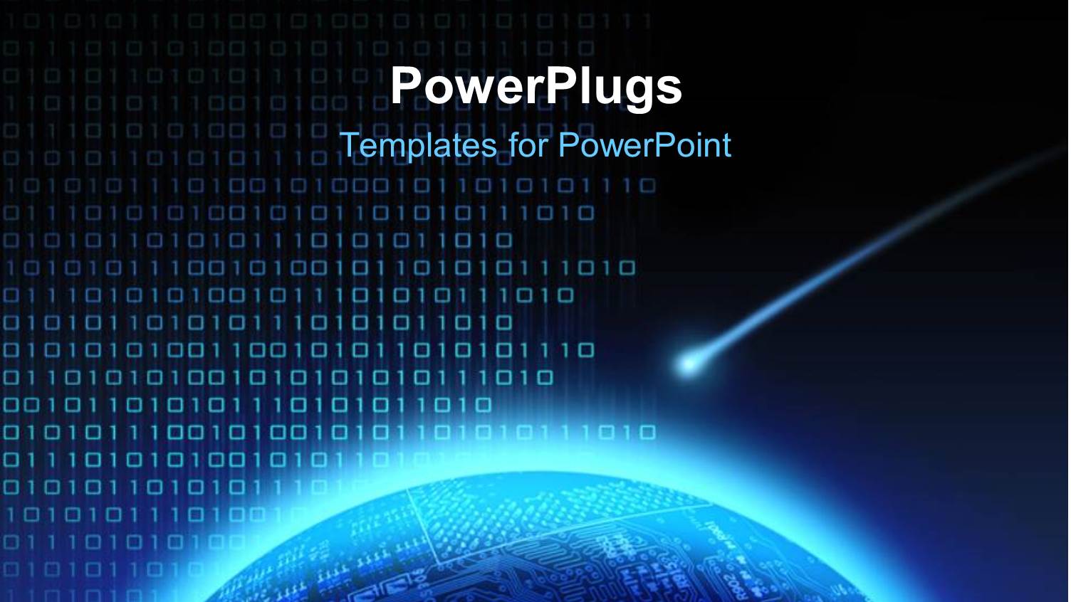 a large Shining Blue Globe with Lots of Binary
