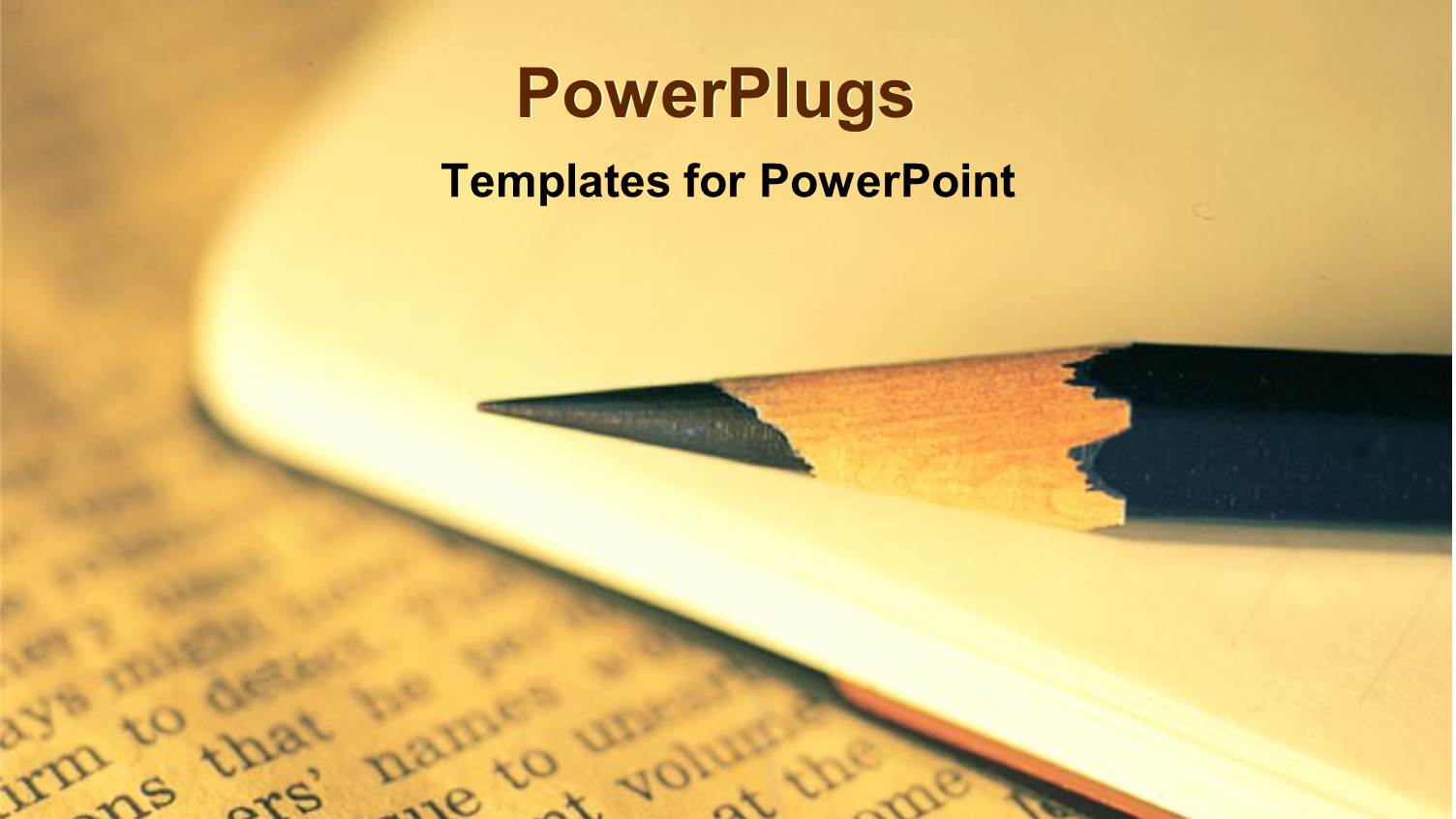 a Lead Pencil Present in Front of a Newspaper with Blurred Background