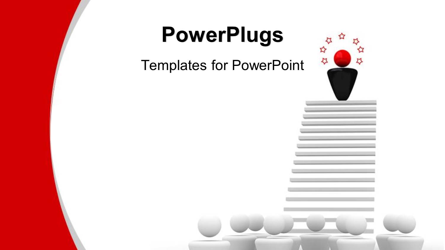 Leadership Metaphor Idol Example Best Worker on White Background