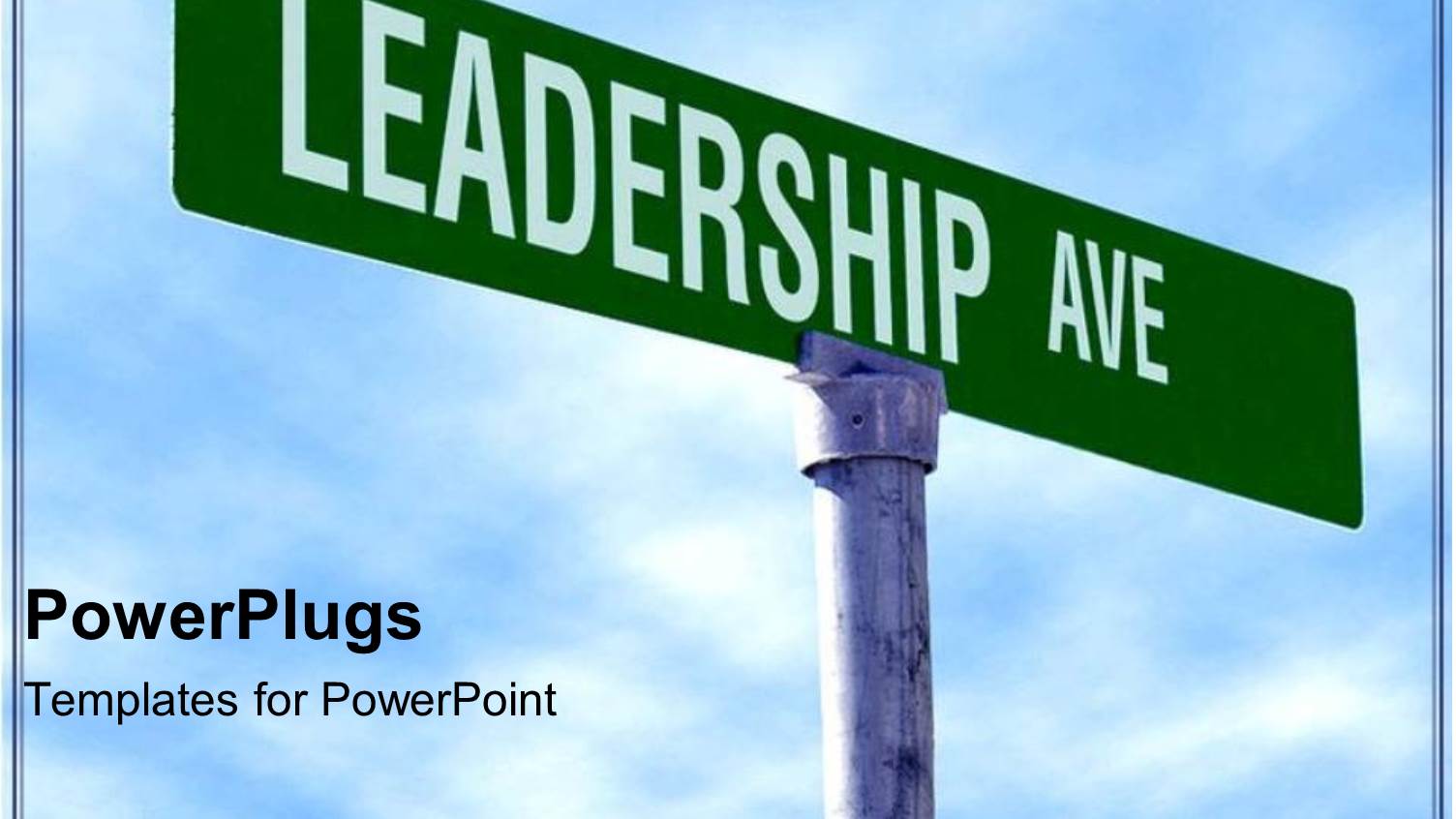 Leadership Street as a Metaphor Directions Decisions Choices Blue Background