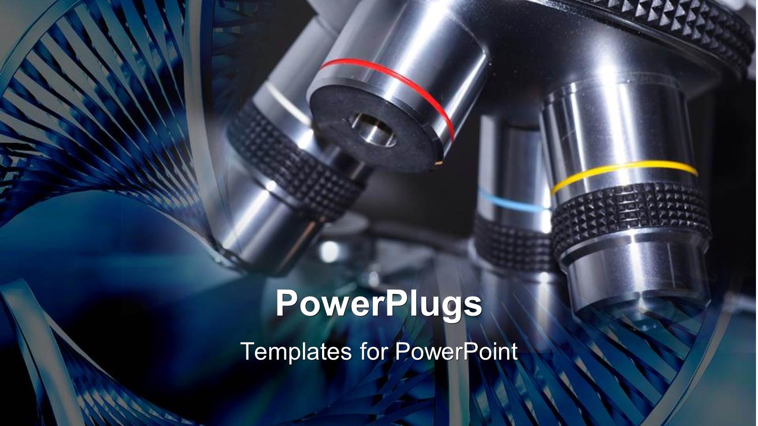 Lenses of large Microscope with Different Magnifications Over Sample
