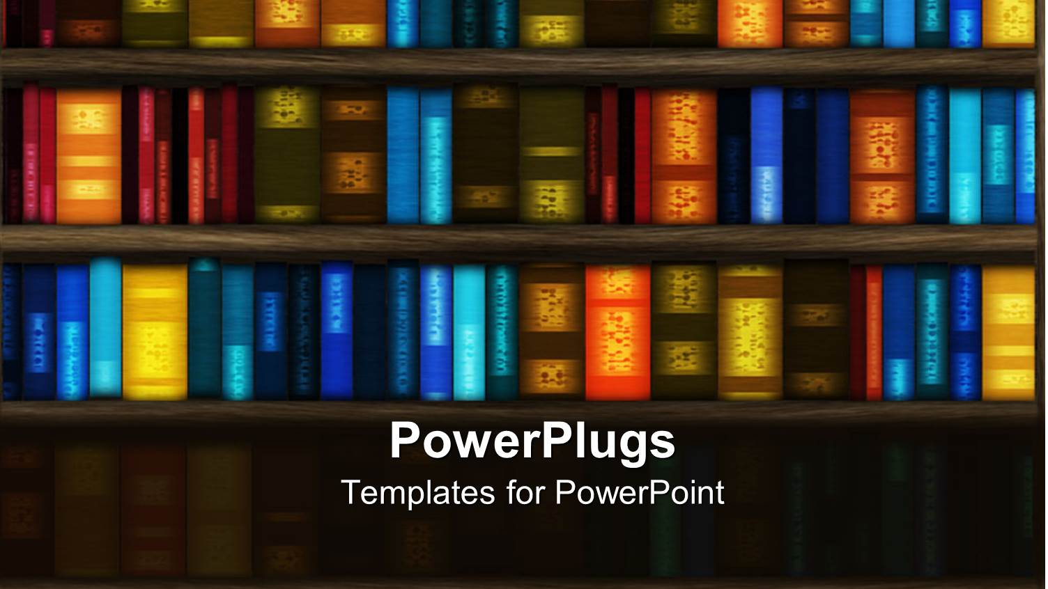 Library Book Case with so Many Books