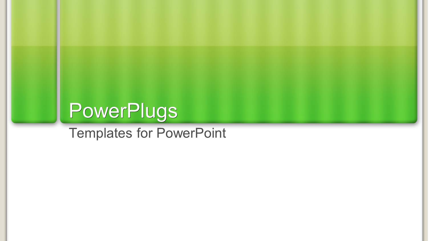 Light and Dark Green Striped Bars Over White Background