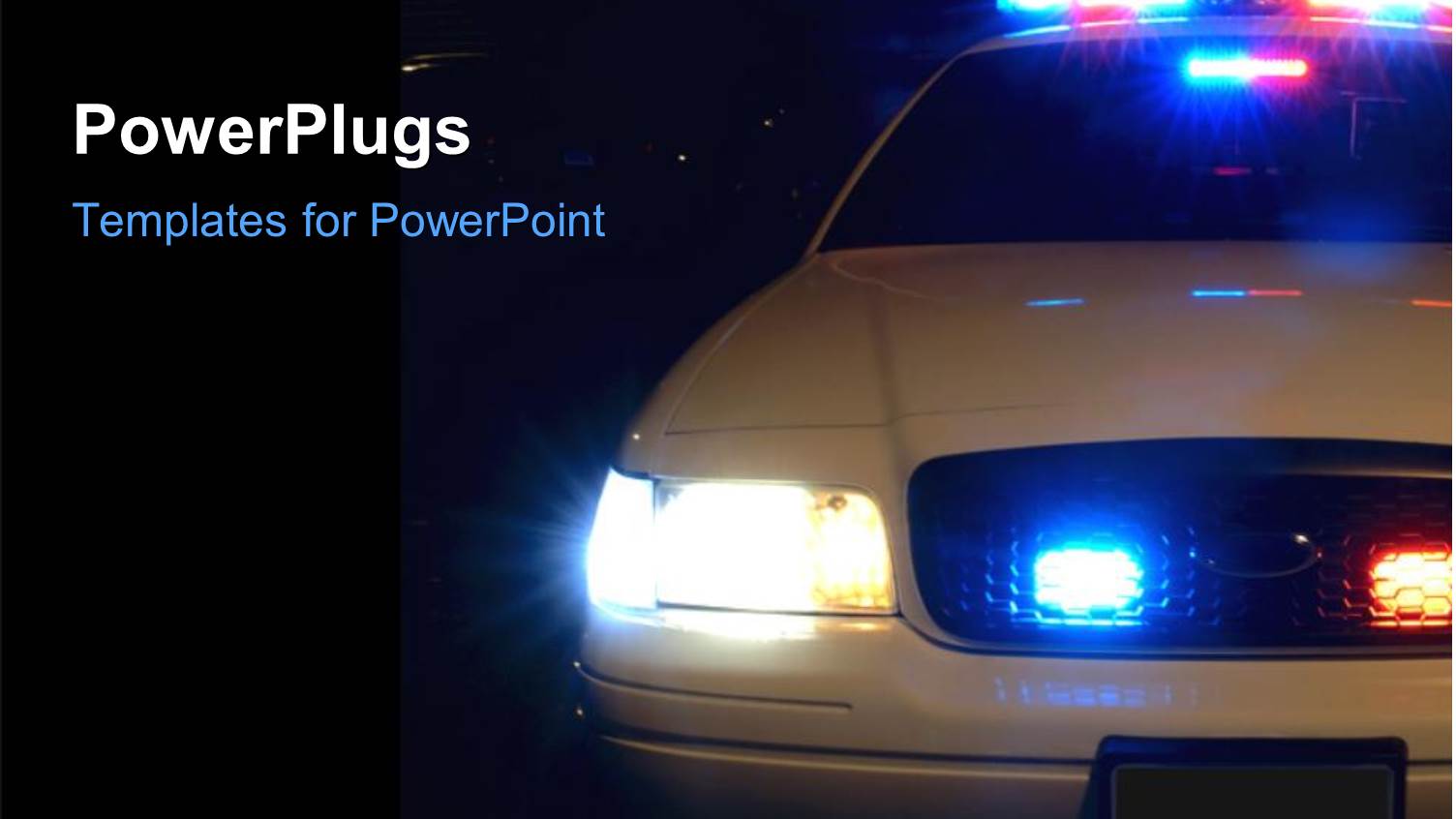 Long Exposure to Capture the Full Array of Police Lights with Black Color