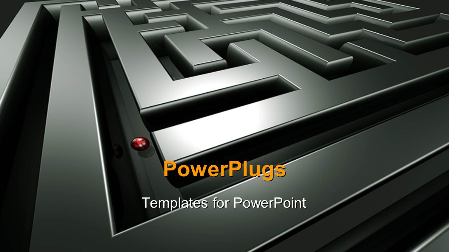 a Difficult Maze with a Ball in it