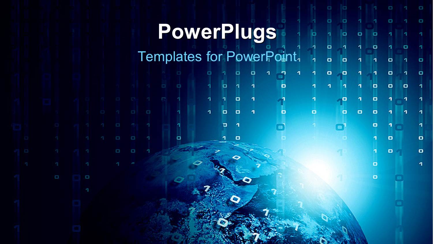a Lot of Binary Number Threads and a Globe