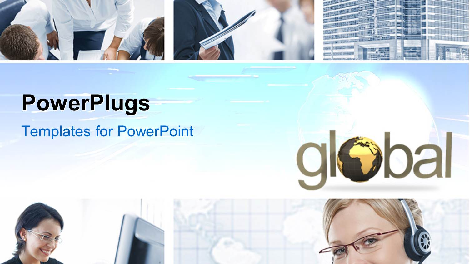 a Lot of Female Telephone Operators with Building in Background