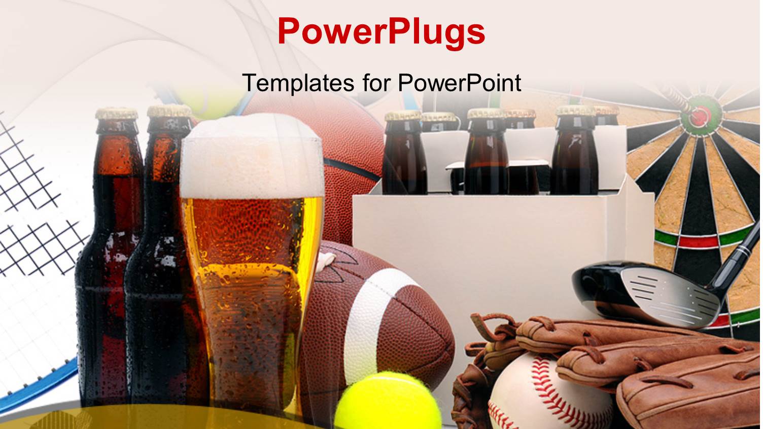 a Lot of Material Related to Sports with White Background