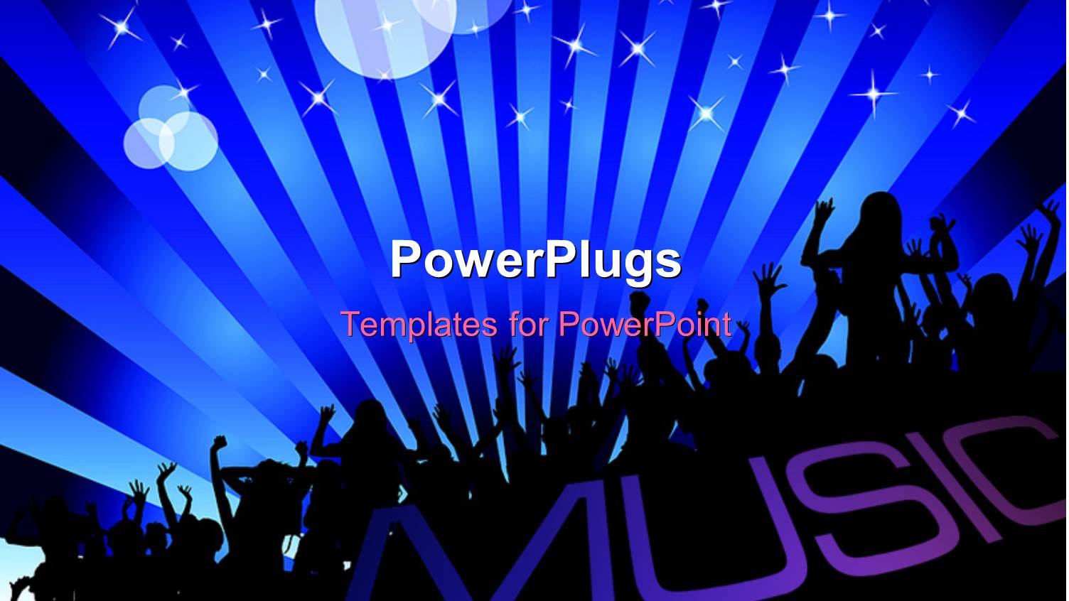 a Lot of People Enjoying the Music with Bluish Background