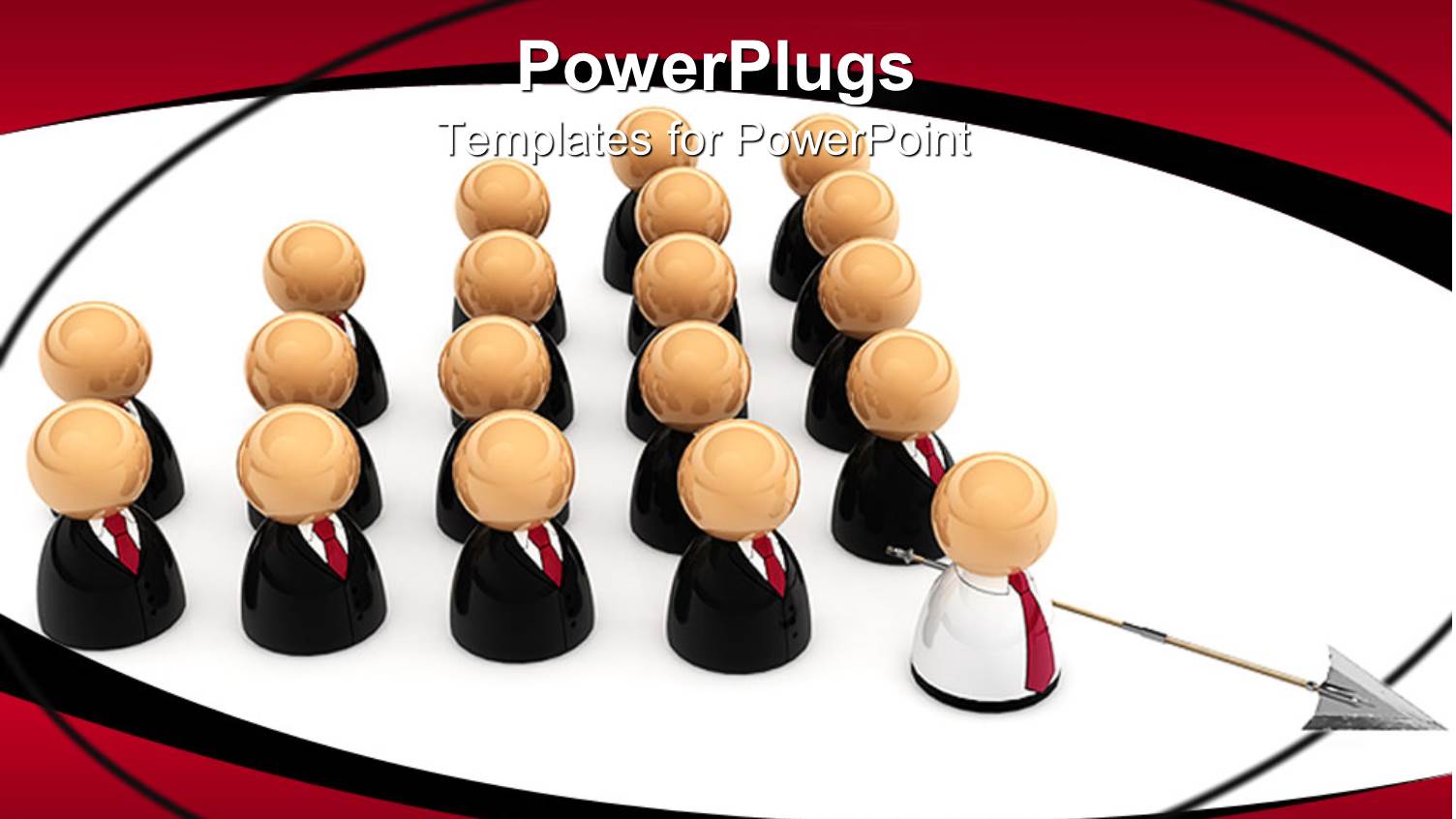 a Lot of People Following a Leader