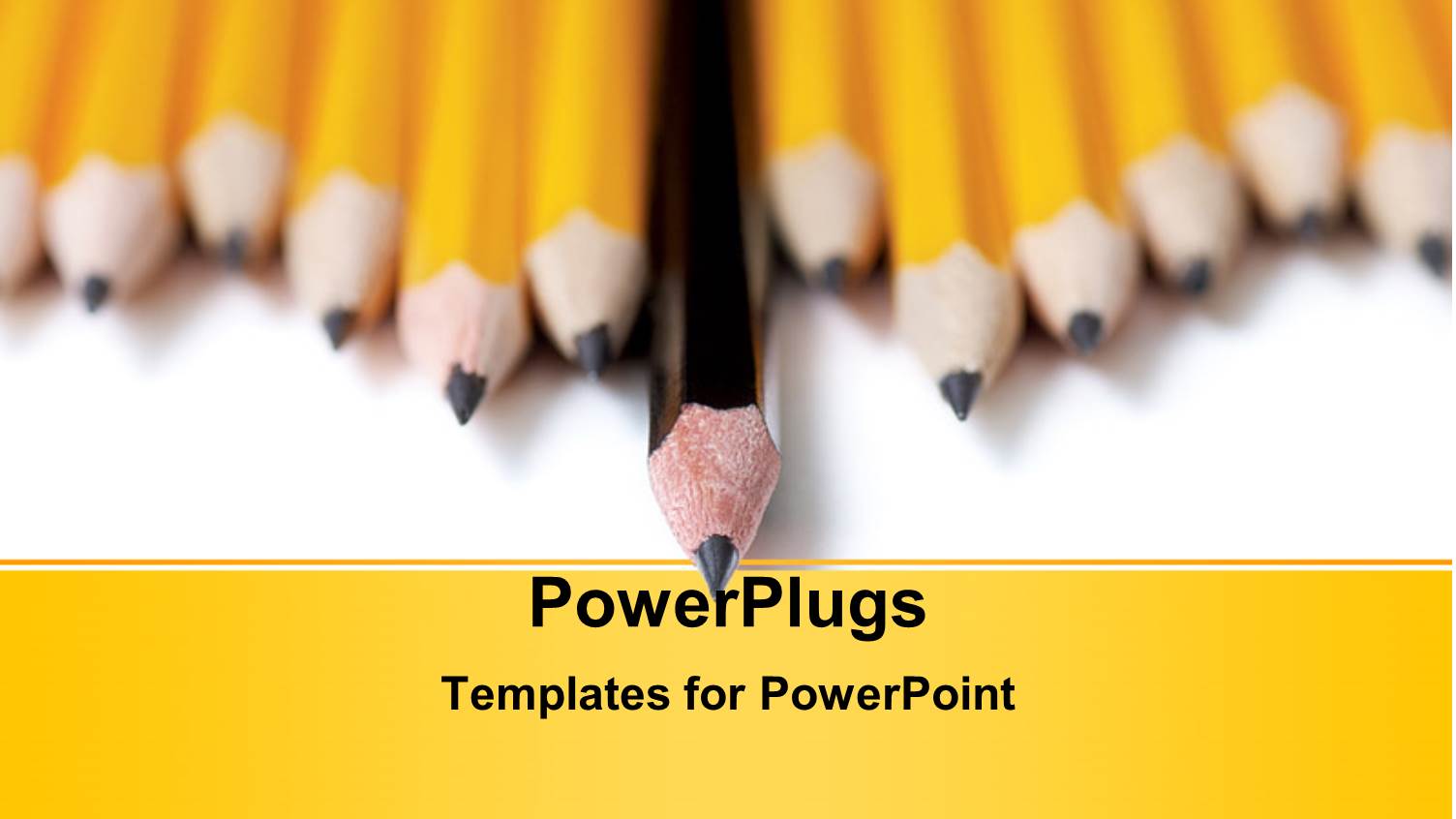 a Lot of Sharpened Pencils with Blurred Background