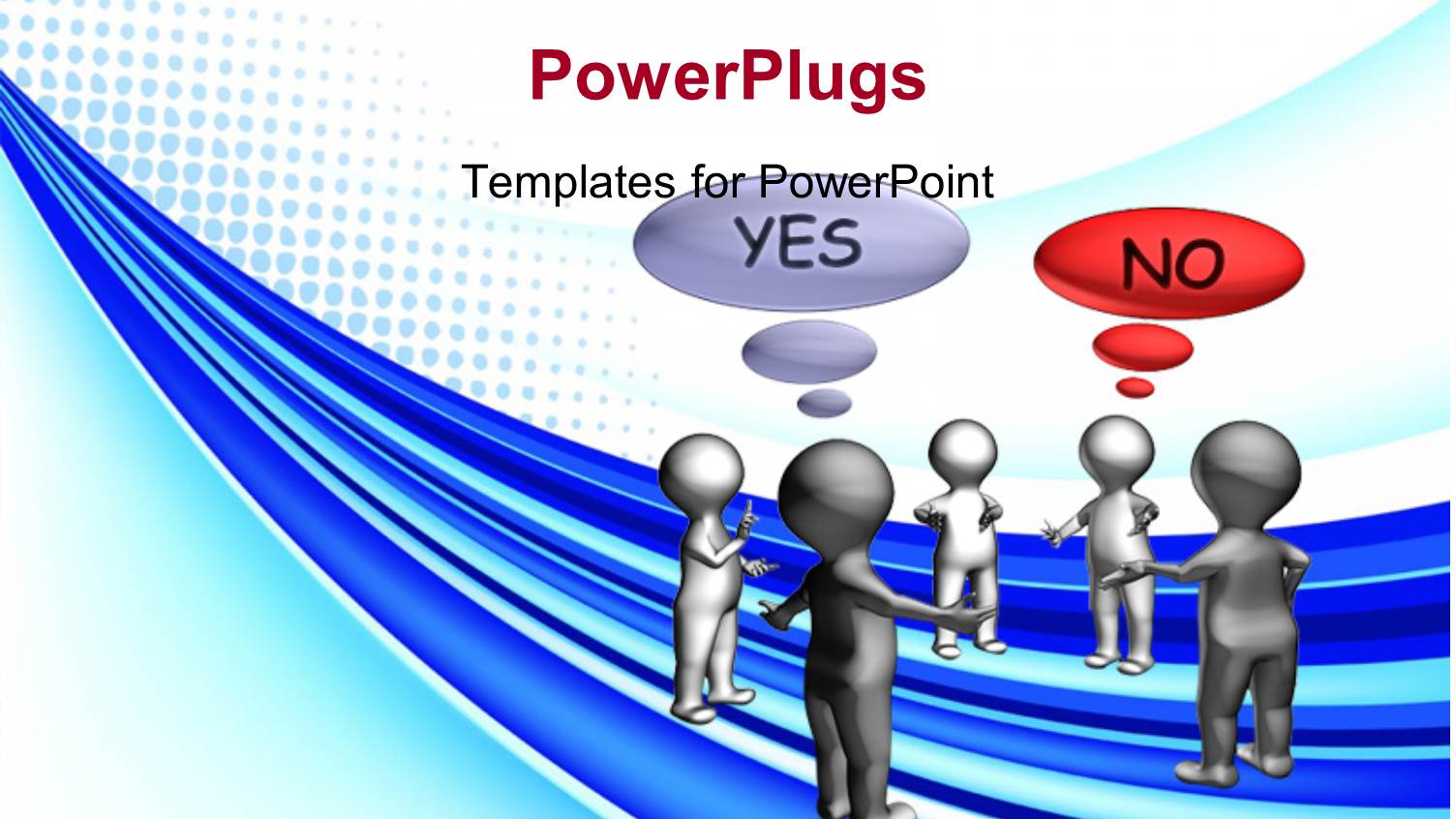 Lots of 3D Characters with Text that Spell Out the Words