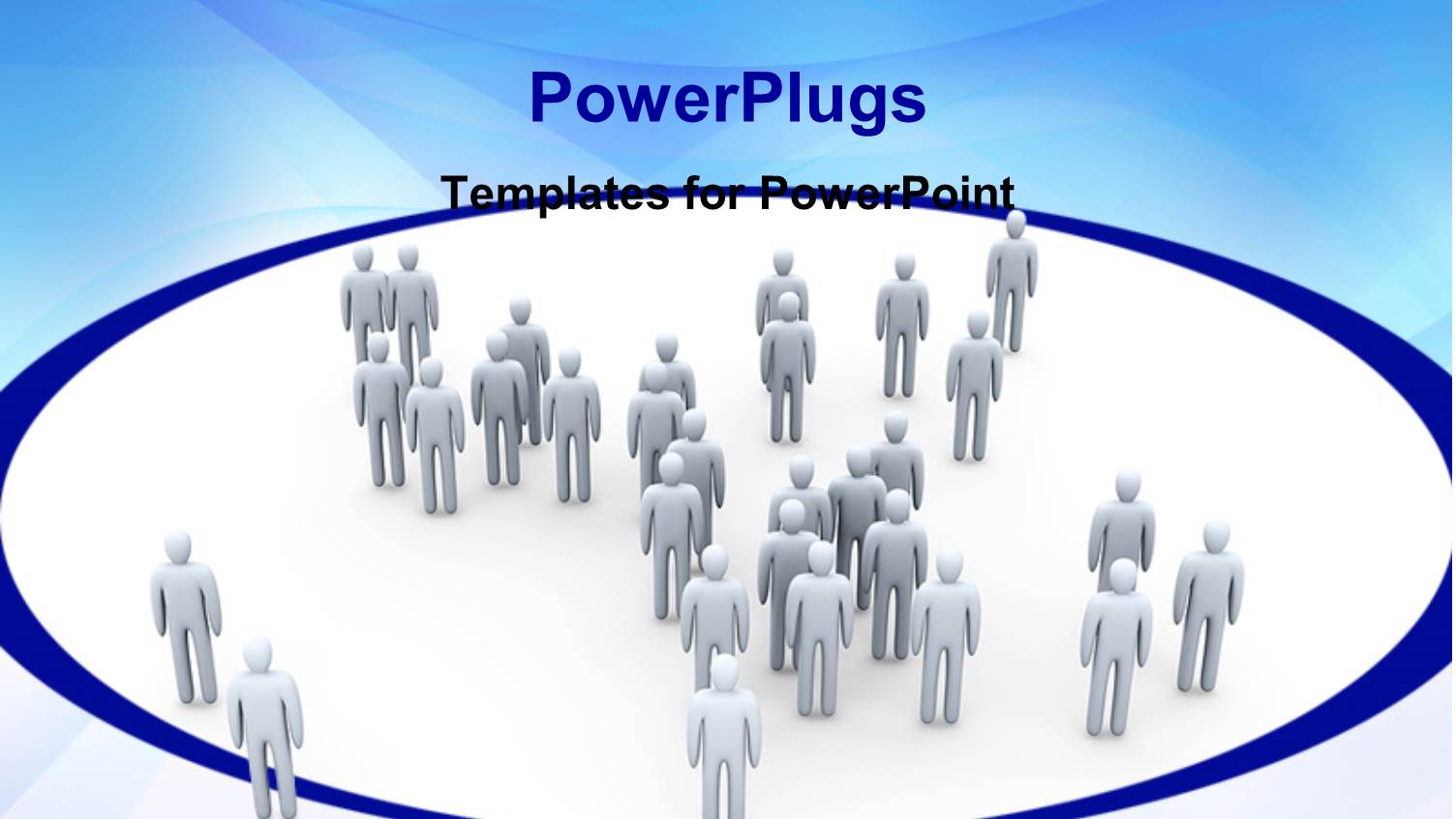 Lots of 3D Characters on a White Colored Background