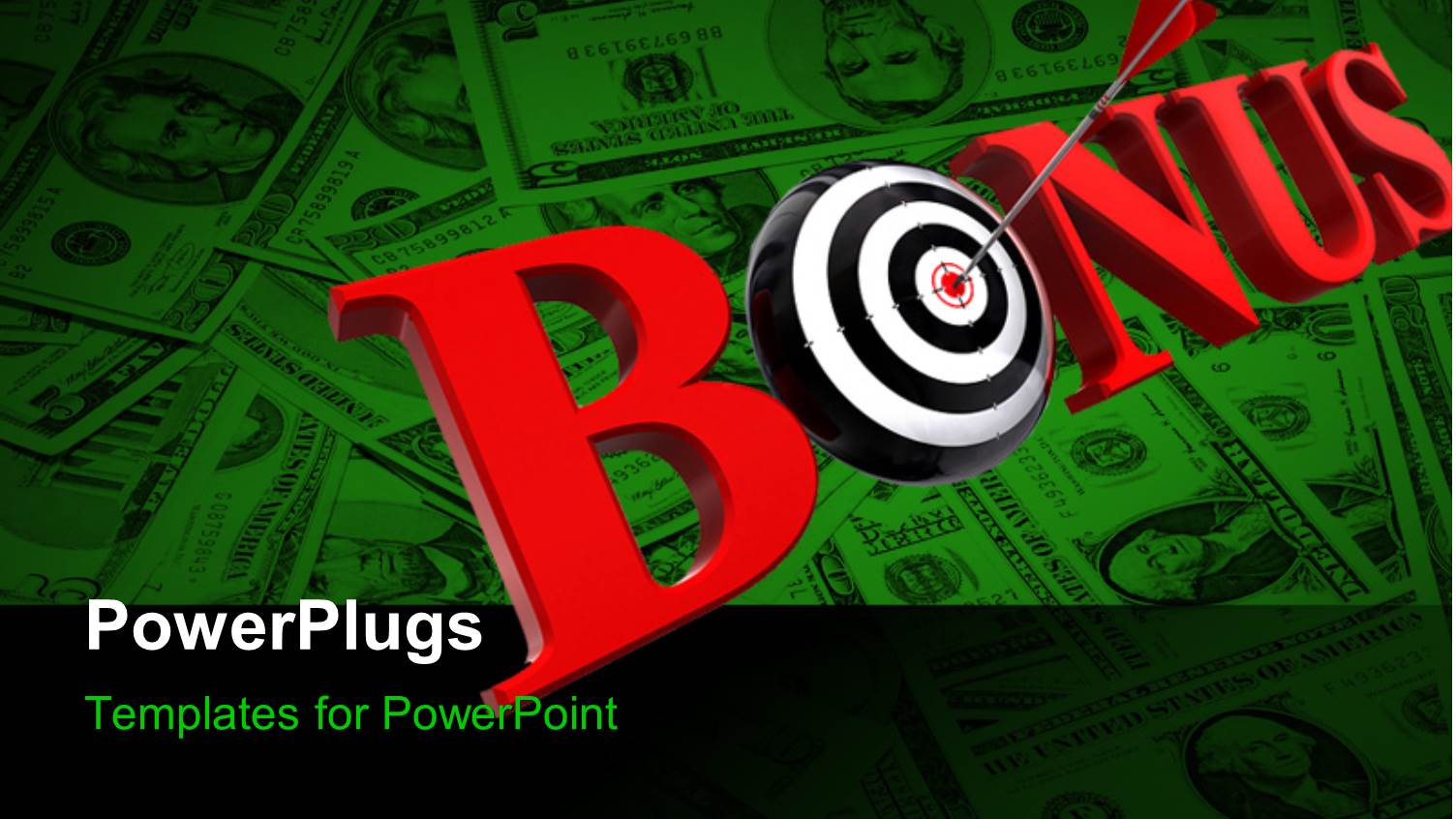 Lots of Dollar Bills with a Text that Spells Out the Words 