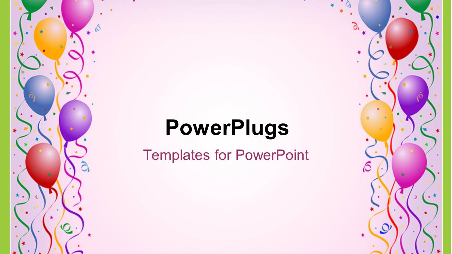 Lots of Multi Colored Balloons and Ribbons on a White Background