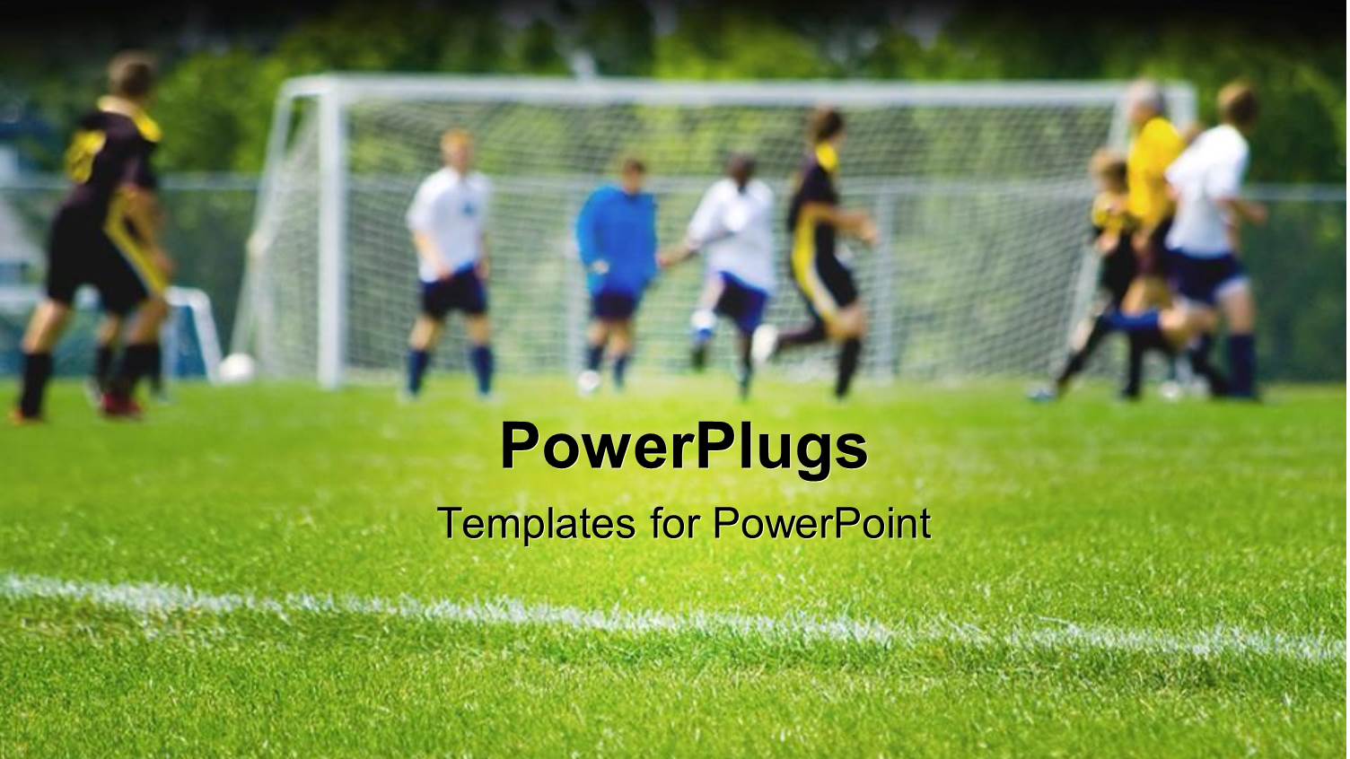 Lots of Payers Having a Game of Soccer on an Open Field