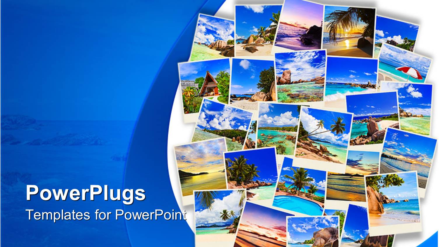 Lots of Pictures Showing Different Natural Shots of Beaches