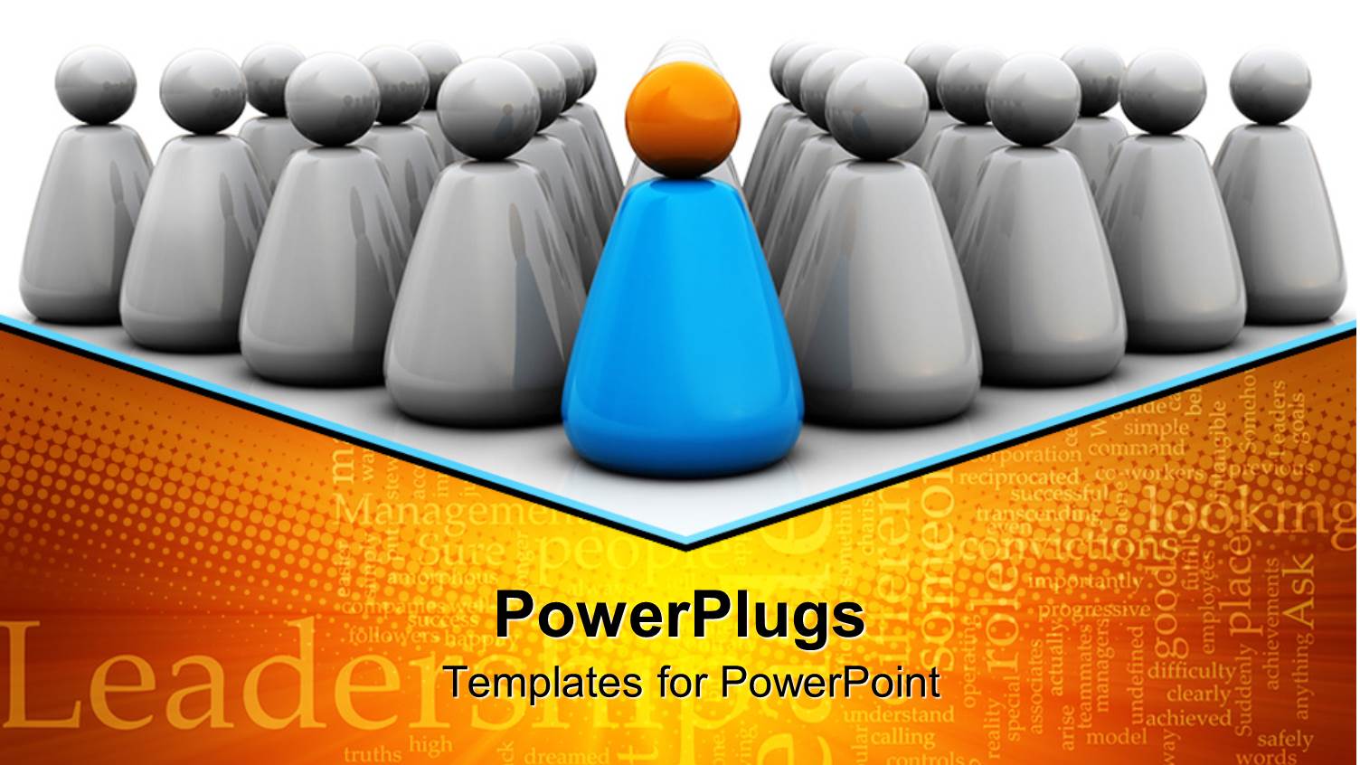 Lots of Shinny Silver Colored Characters Arranged in Rows