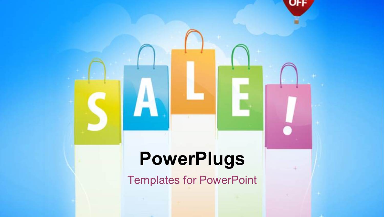 Lots of Shopping Bags with a Text that Spells Out the Word 