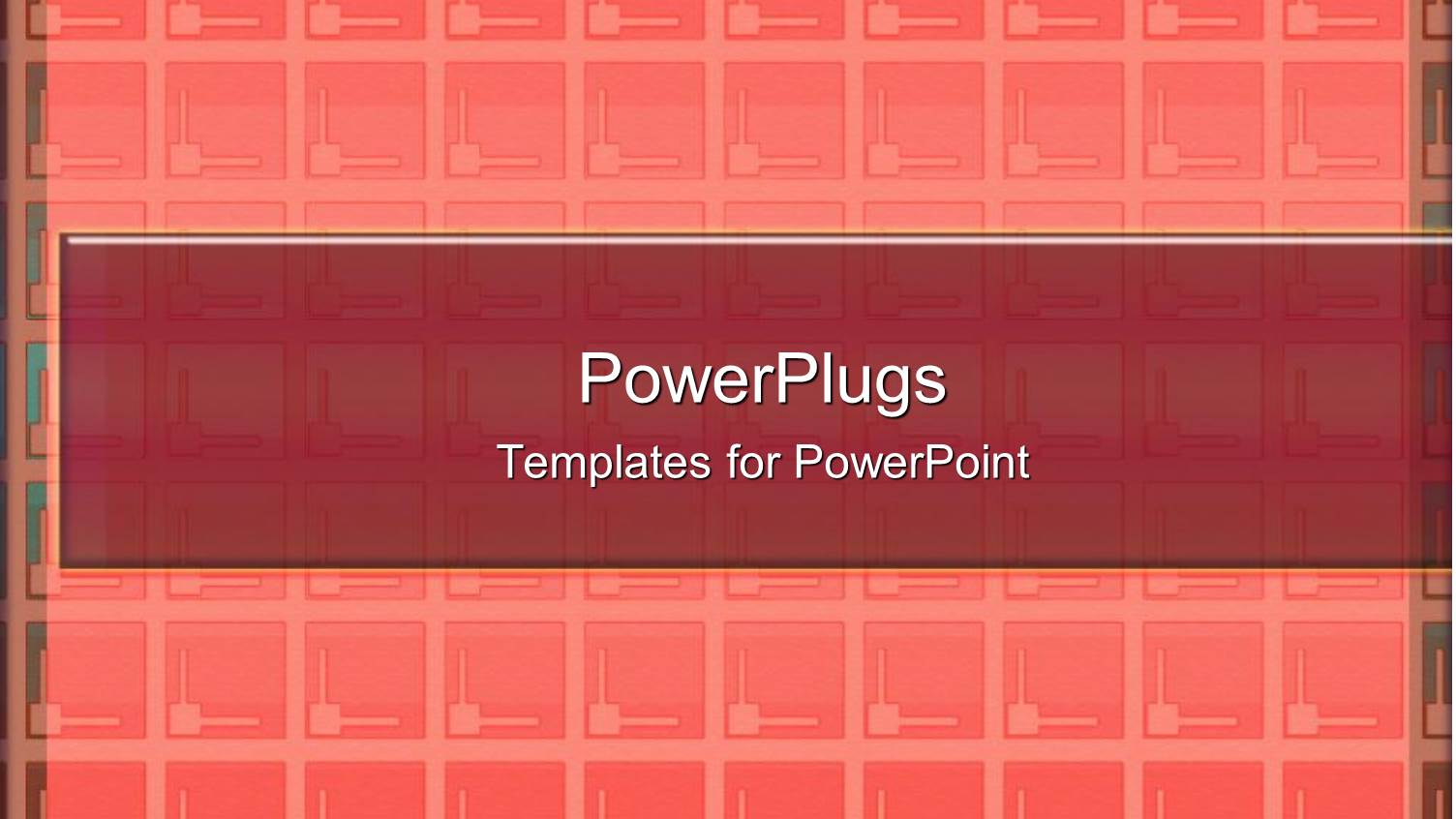 Lots of small Red Colored Identical Square Checked Patterns