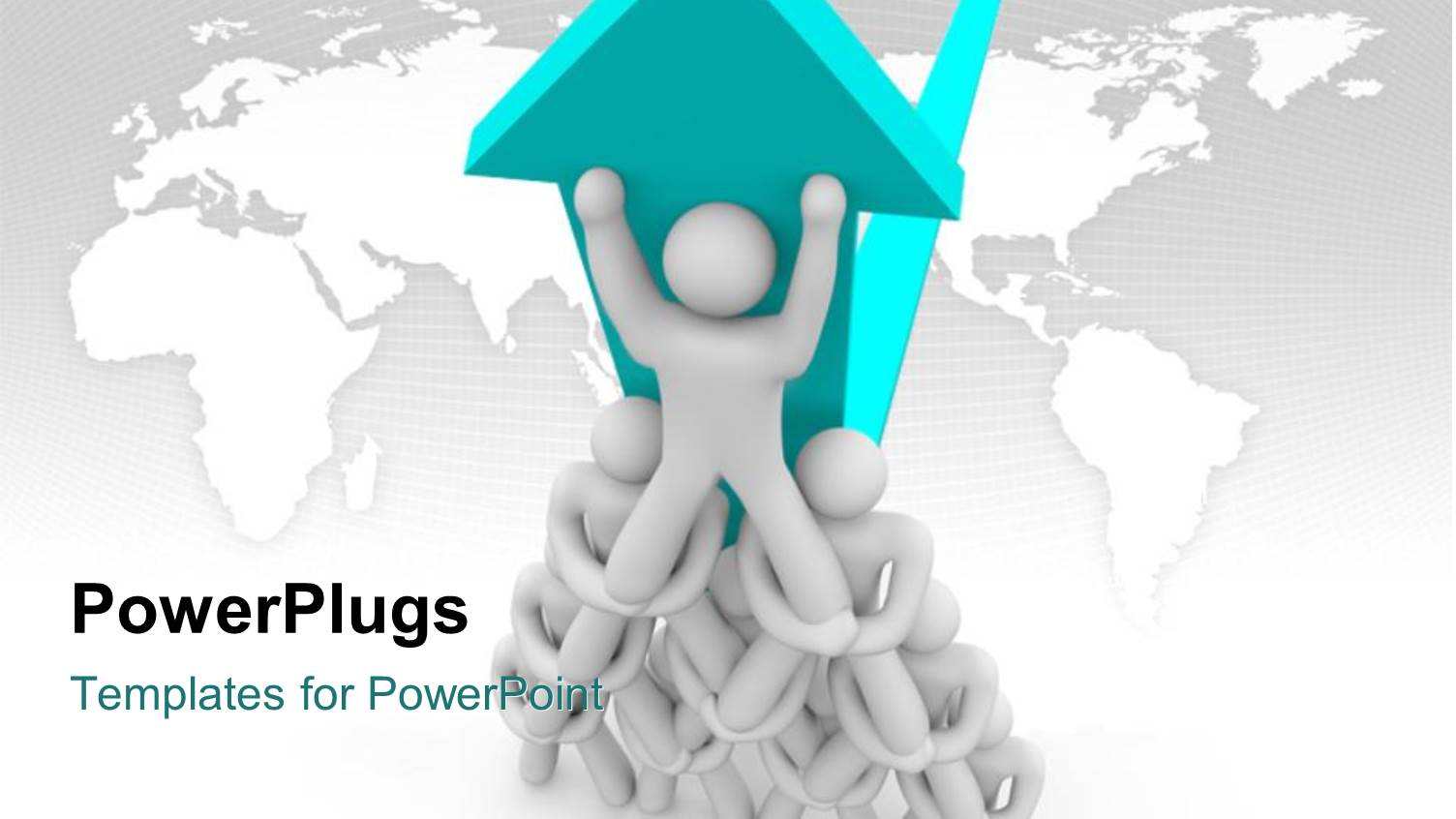 Lots of White Colored 3D Human Characters Holding Themselves