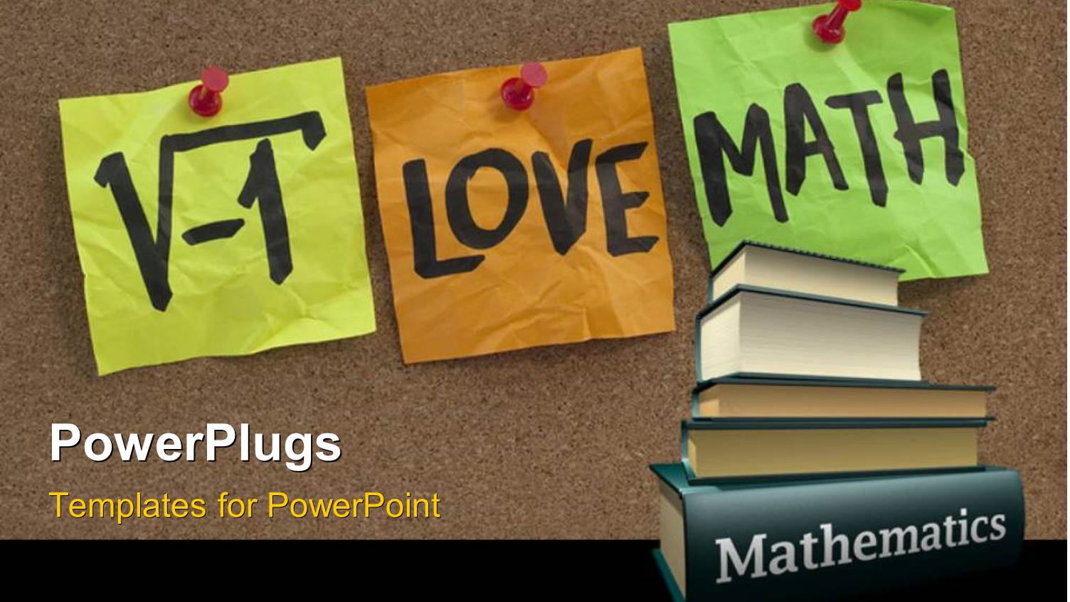 i Love Math Humorous Concept with Mathematics Books