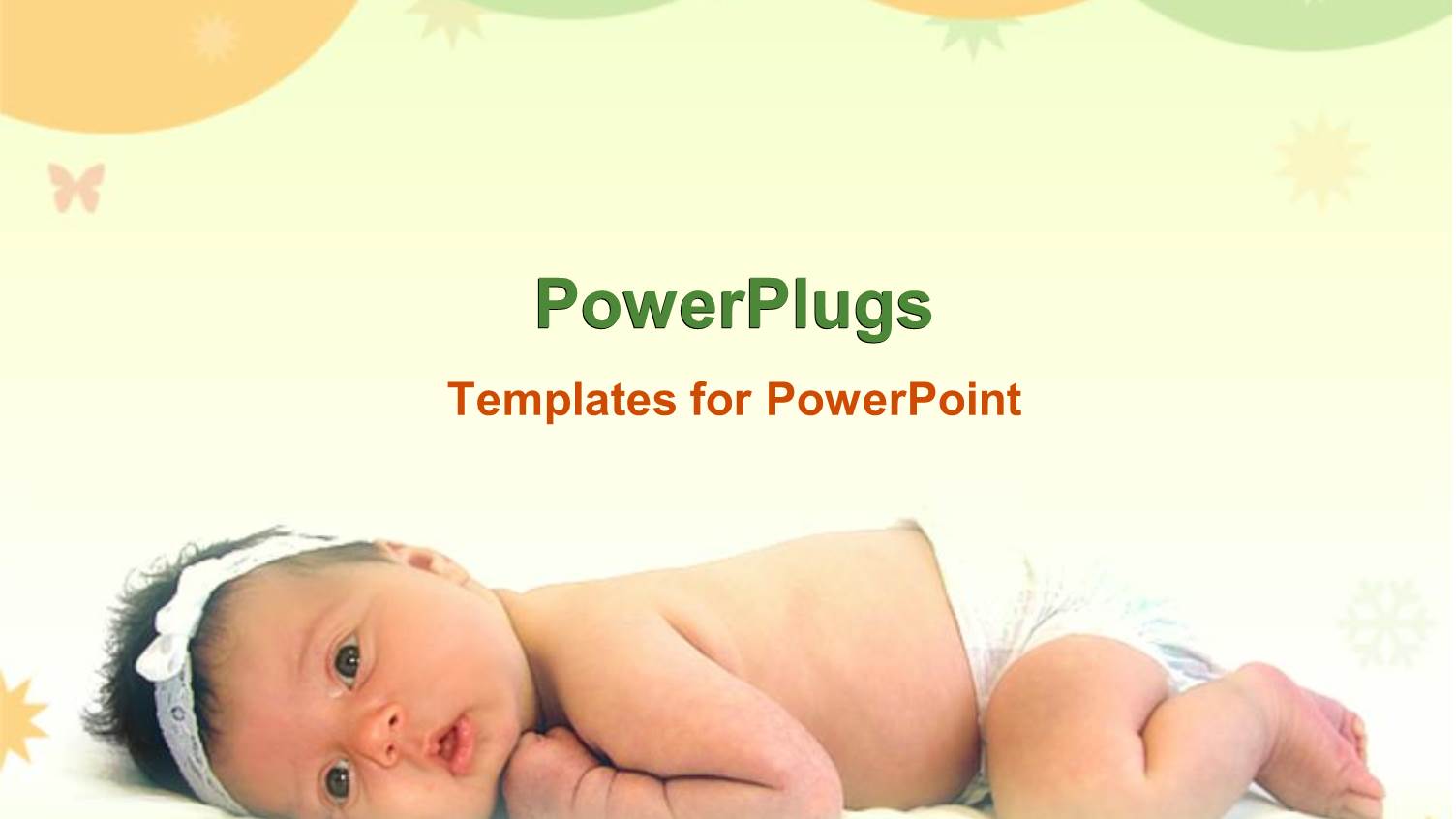 a Lovely Cute Baby Laying on a White Surface with Balloons