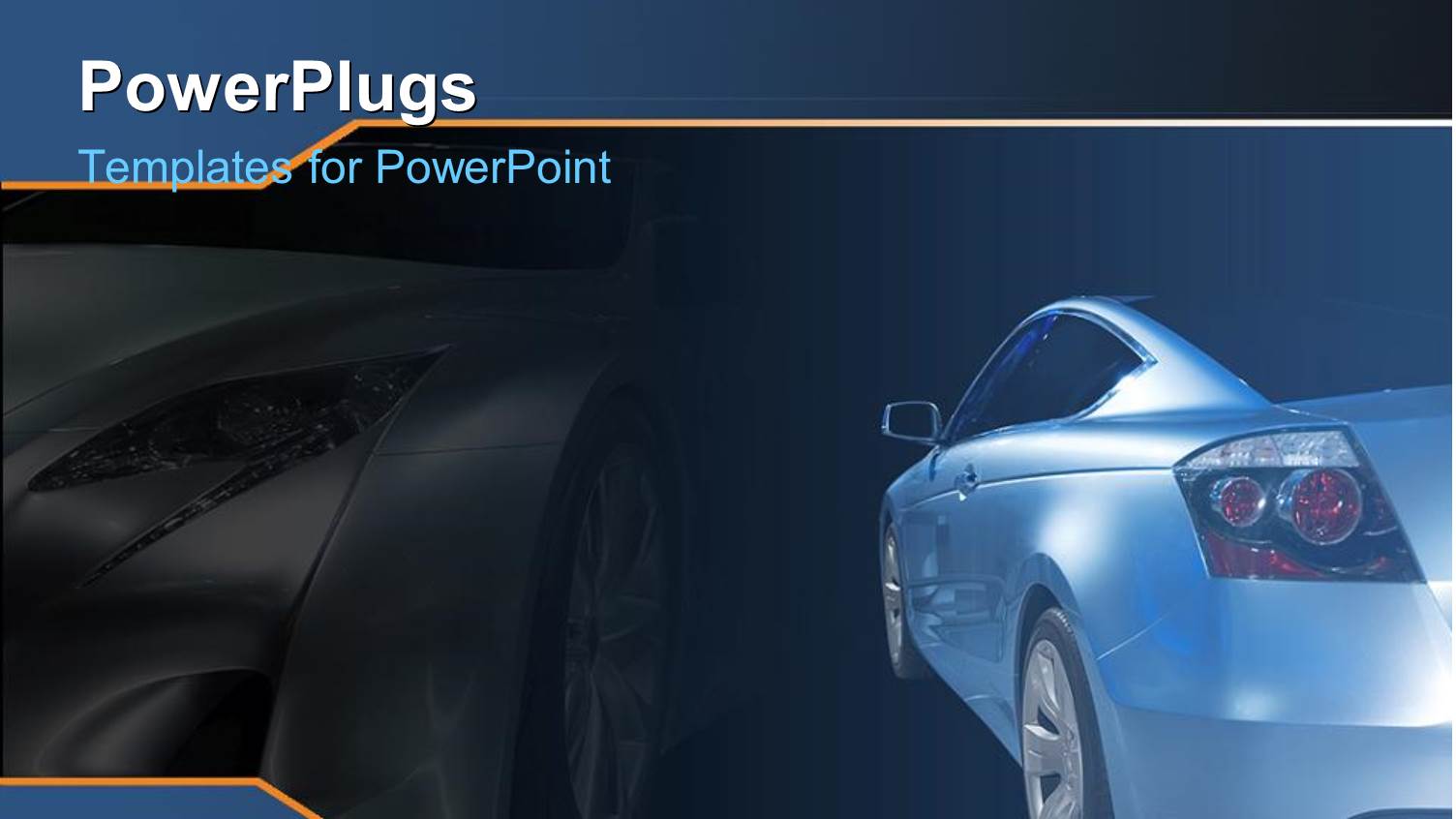 a Luxurious Car with its Shadow in the Background