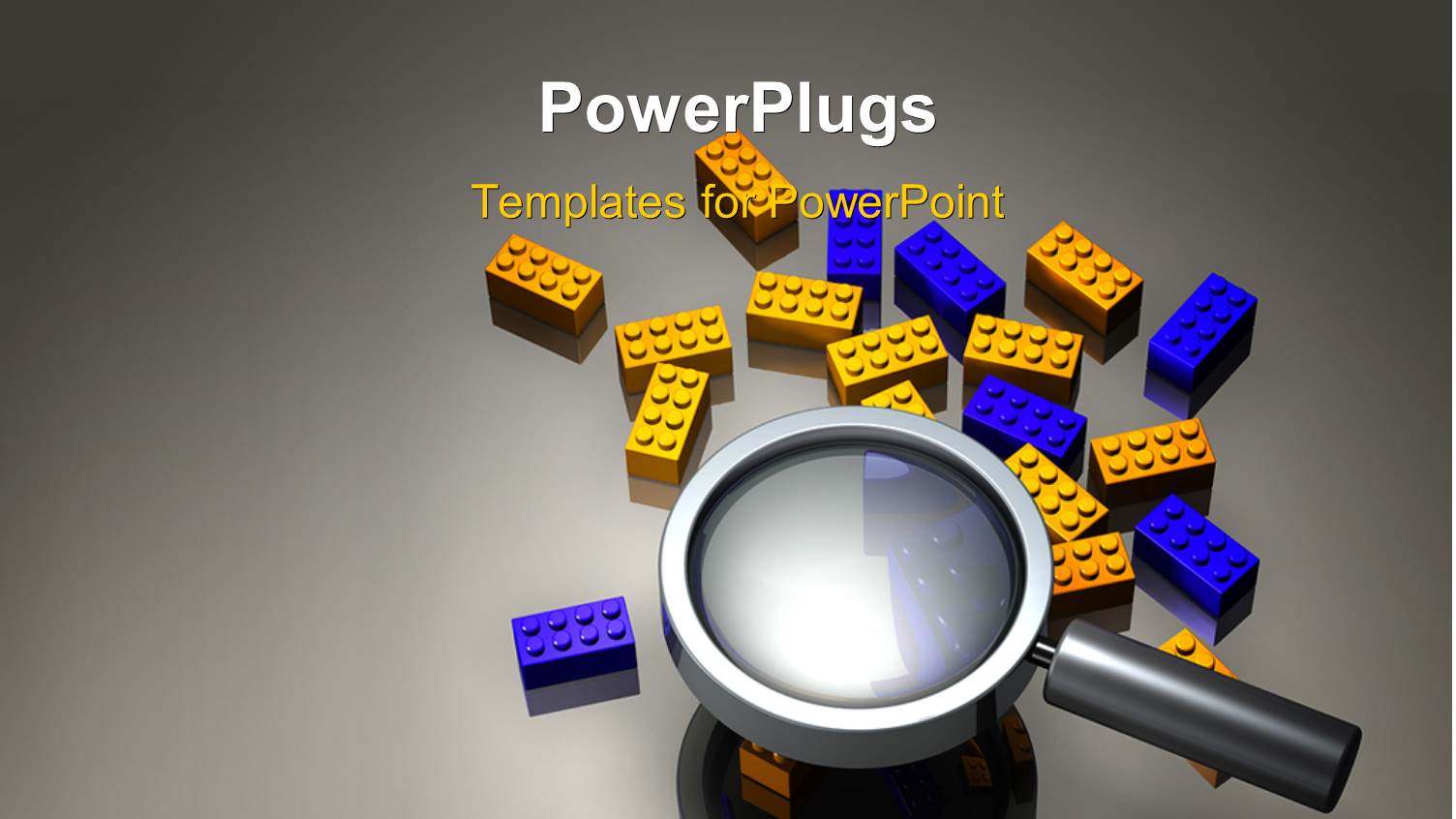 a Magifying Glass with a Greyish Background