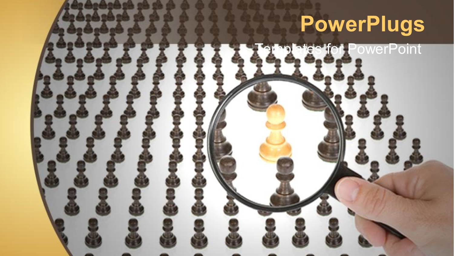 a Magnifying Glass and a Number of Chess Pieces