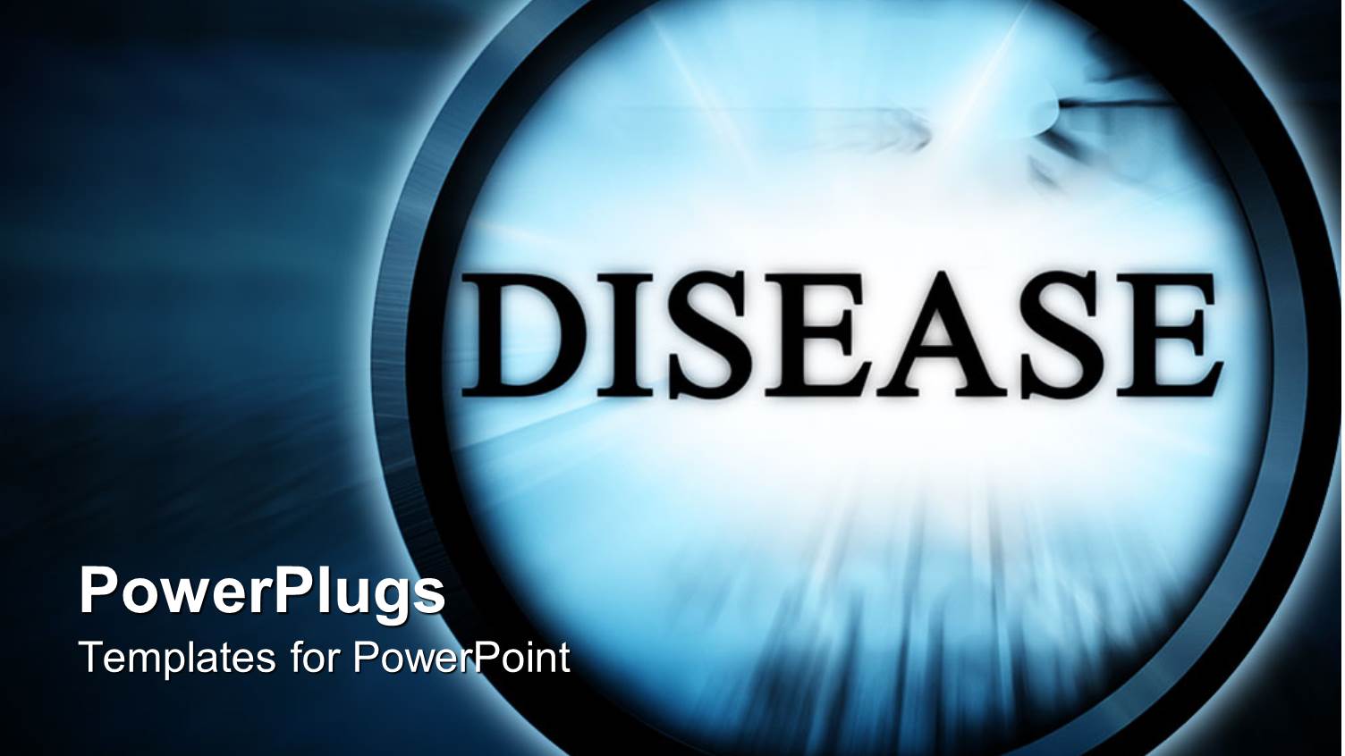 a Magnifying Glass with a Text which Spells Out the Word 